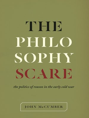 cover image of The Philosophy Scare